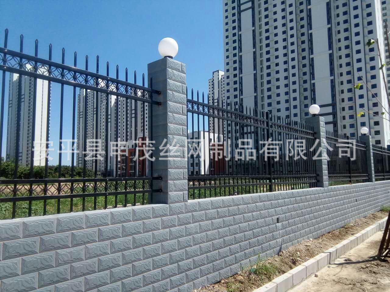 厂家现货围墙锌钢护栏配件锌钢栅栏锌钢栏杆锌钢铁艺围栏大全