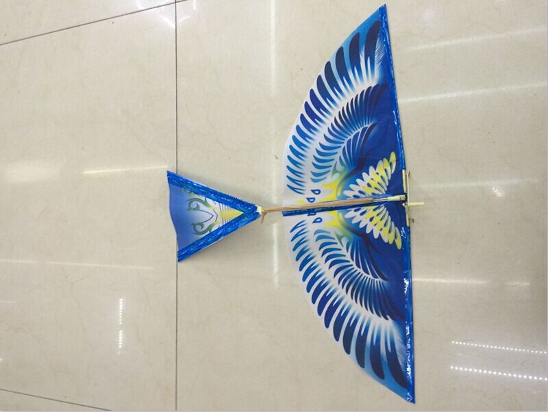 快手抖音微信同款鲁班鸟木鸟竹鸢包边大鸟橡皮筋动力飞鸟 吉祥鸟