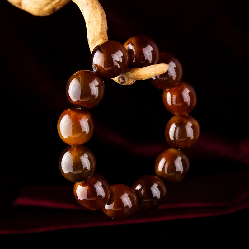 庚午文玩堂天然牛角手串龟壳珠子精品角质手链男士20mm佛珠-阿里巴巴