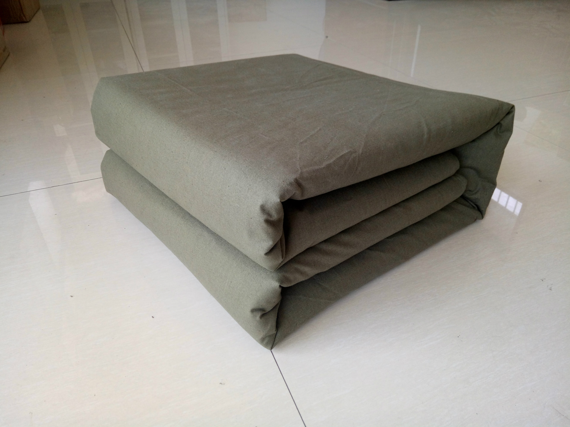 厂家批发 学校军训三件套 军绿三件套 夏令营三件套 纯棉军绿被套