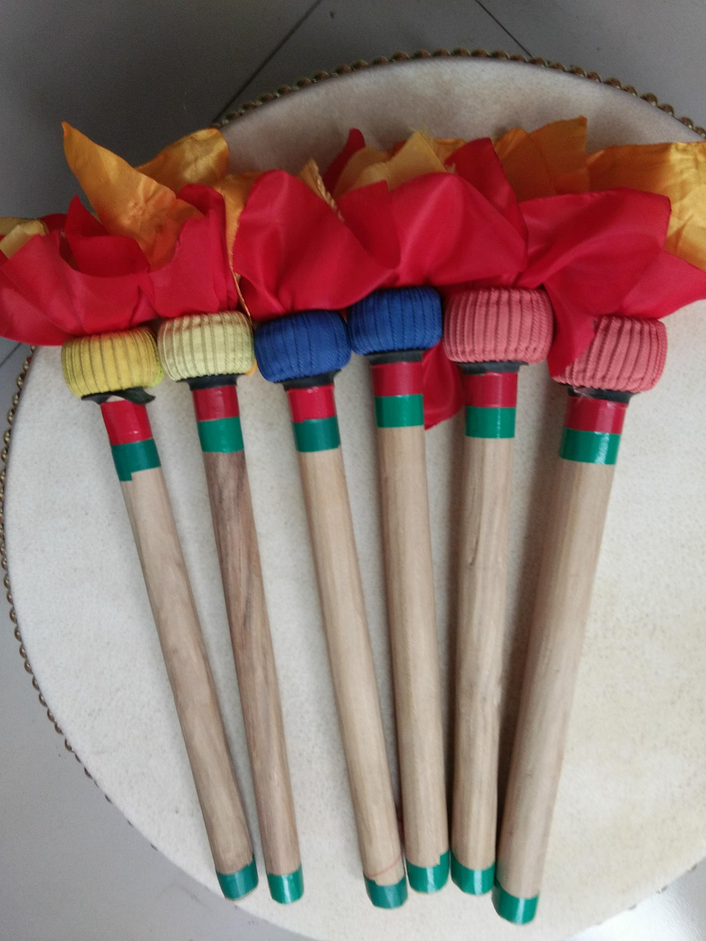 牛皮鼓专用鼓槌 威风锣鼓鼓槌 槐木鼓槌