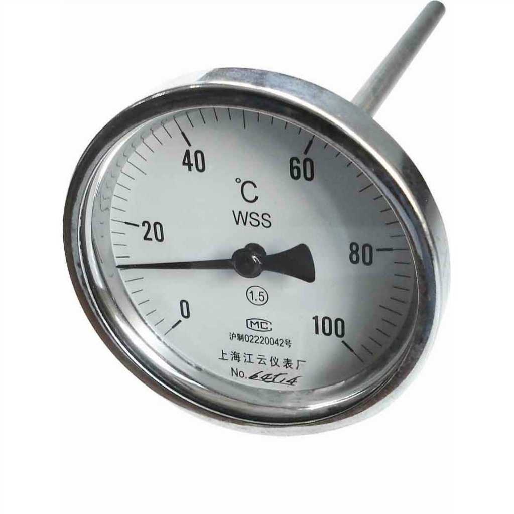 厂家直销双金属温度计双金属压力式数字温度表工业温度表