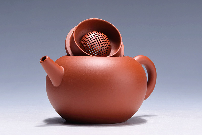 清风阁宜兴原矿正品名家全手工紫砂壶茶壶大红袍嵌盖公道壶创新壶