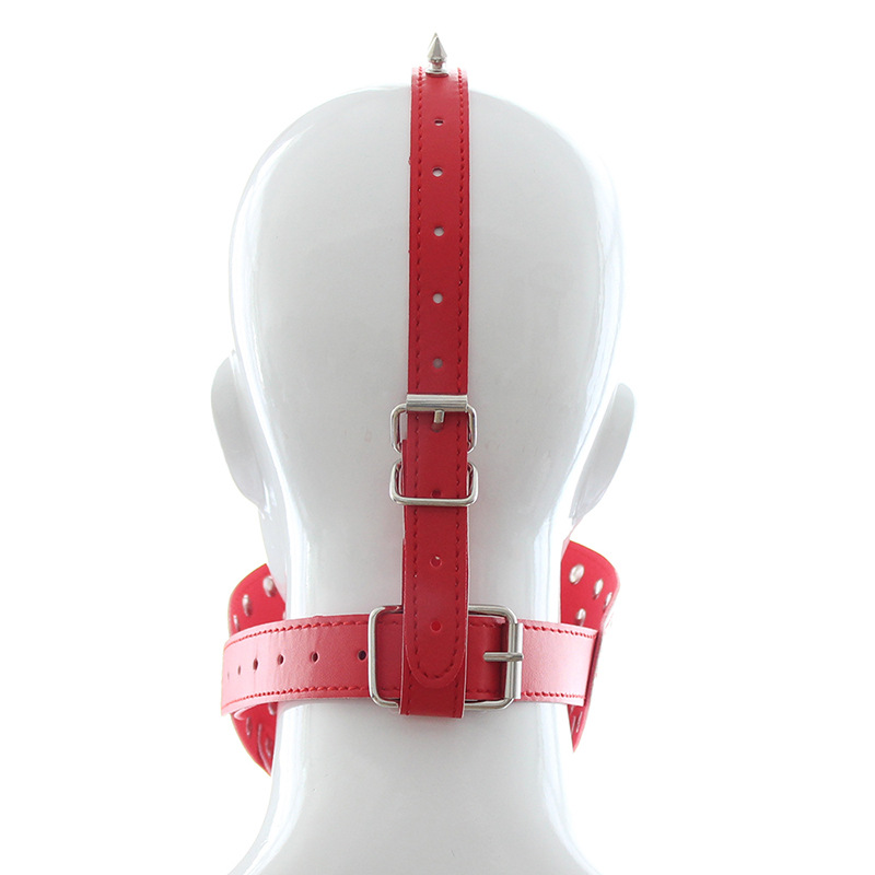 sm刑具成人性爱用品男女头戴情趣用品带钉马具型口塞另类头套批发