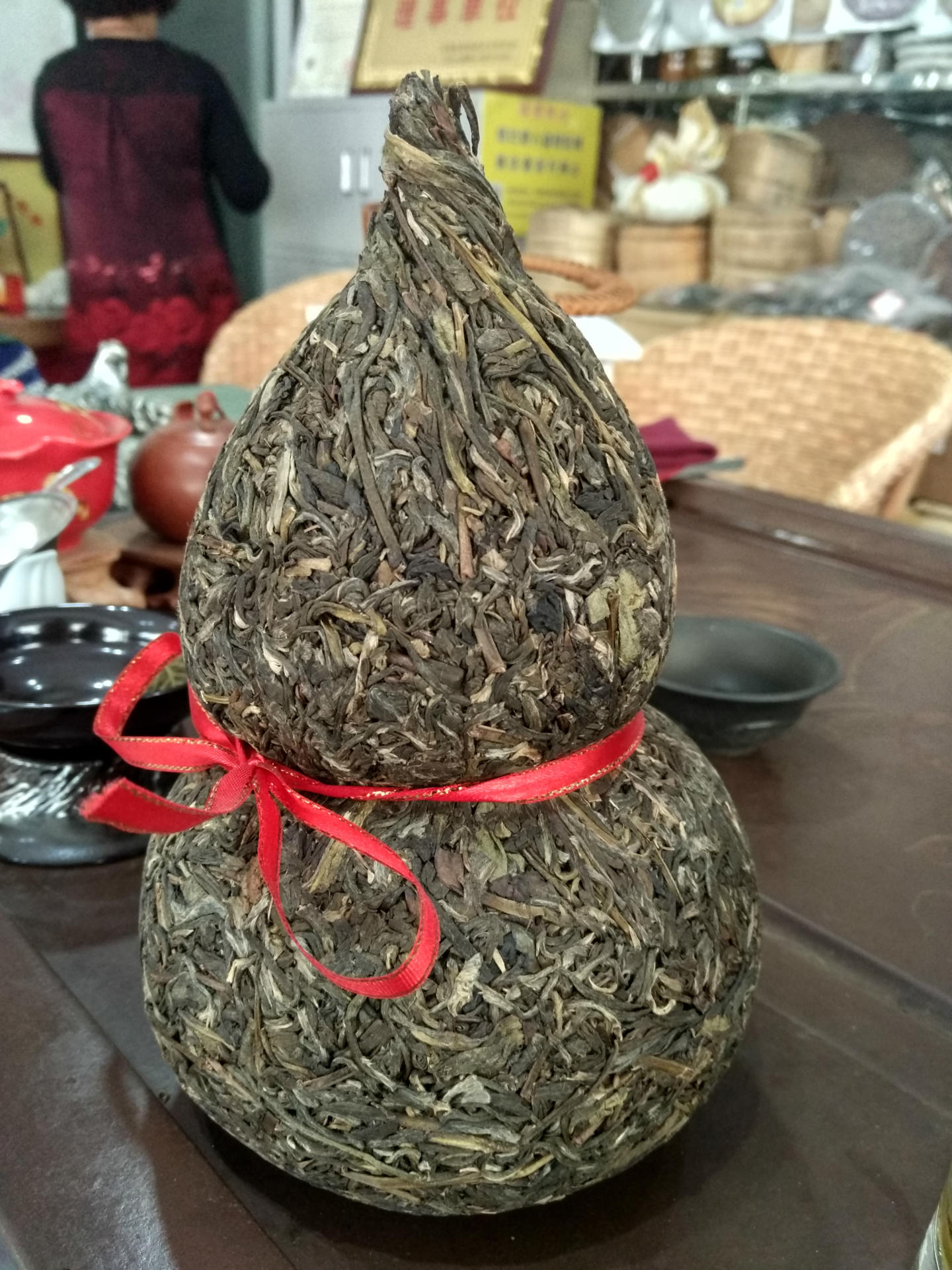 1000克 乔木金瓜贡茶 云南民族特色普洱茶 工艺礼品葫芦茶 手工茶