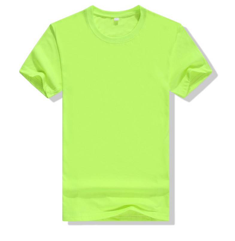 纯棉 男士短袖圆领t恤衫空白文化广告衫学生班服 企业来图定制纯