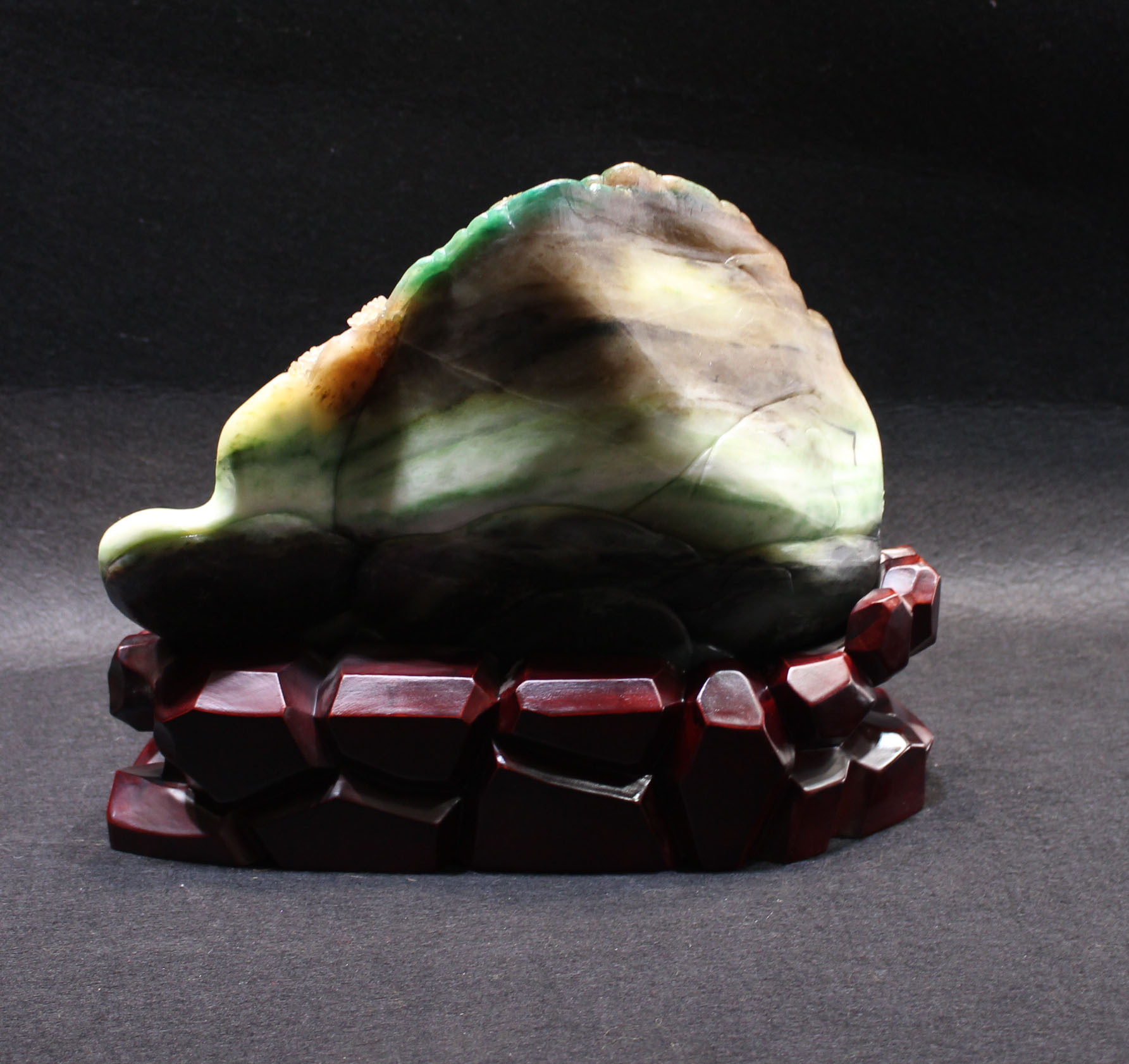 钱龙玉苑 南阳 独山玉 玉雕摆件 送礼收藏 玉器工艺品 定制底座