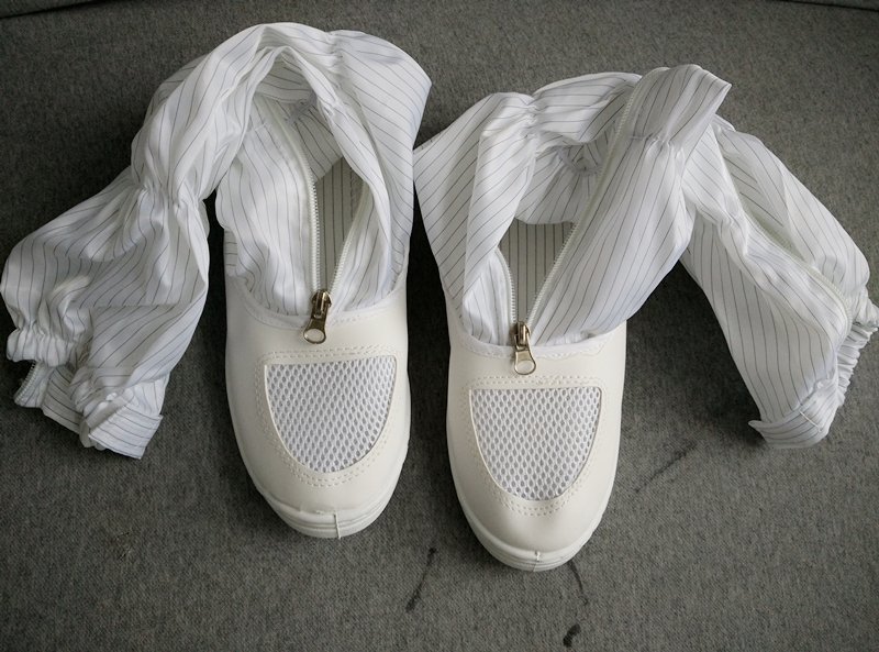 防静电长筒靴 防静电鞋 防静电蓝白色长靴 防静电无尘鞋 高筒靴