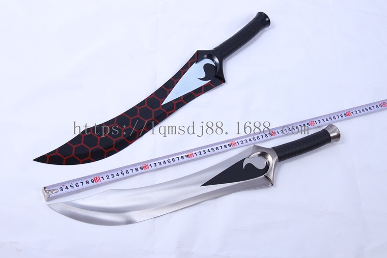 fate干将莫邪红a双刀全金属cosplay动漫武器刀卫宫士郎刀未开刃