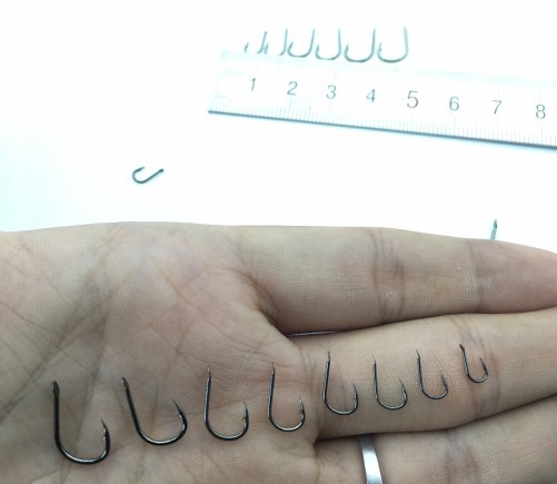 1000枚散装小矶鱼钩有倒刺钓鲤草竞技短柄日本小叽钩