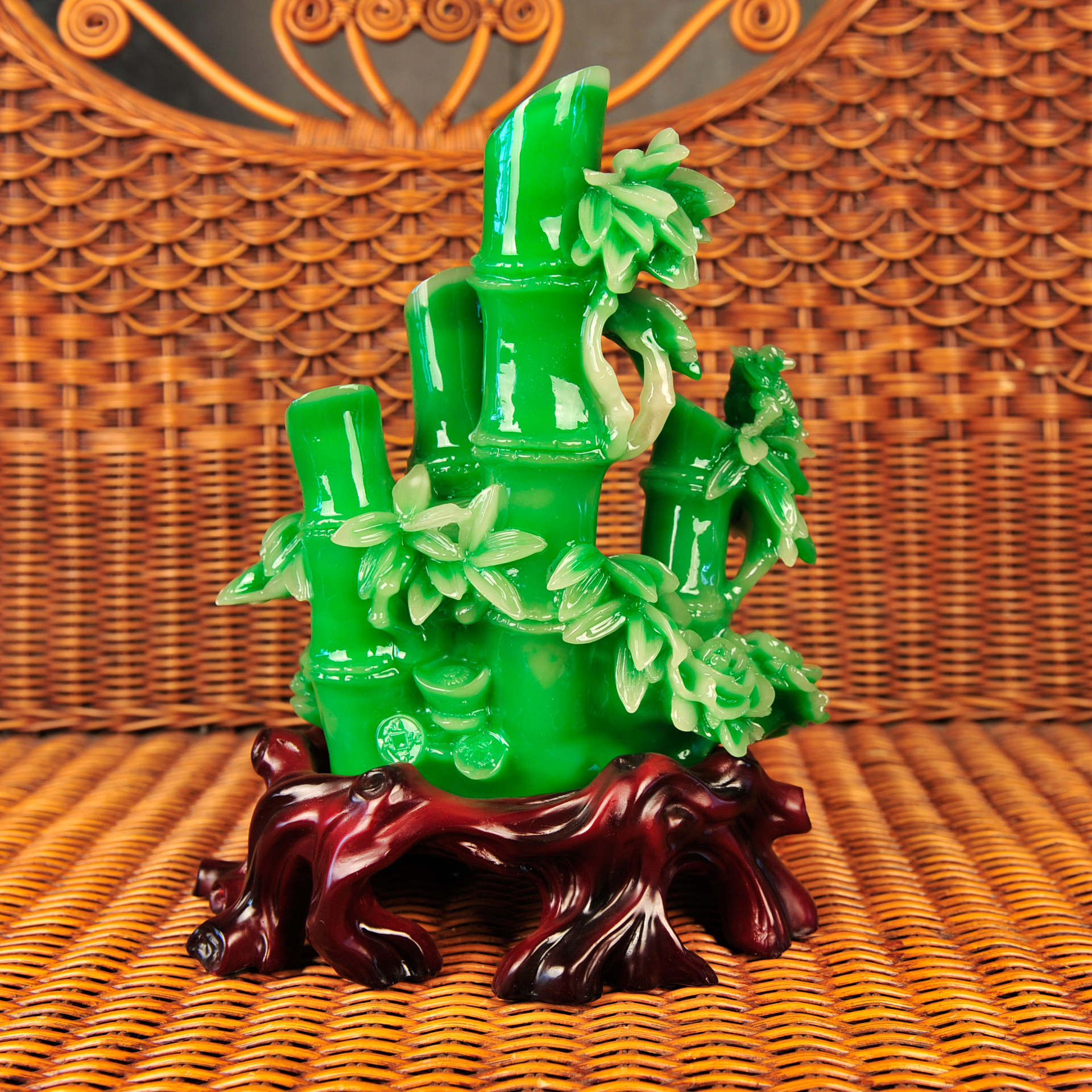 摆件 节节高仿玉工艺品小号 现代家居装饰品节日礼品批发 招财风水