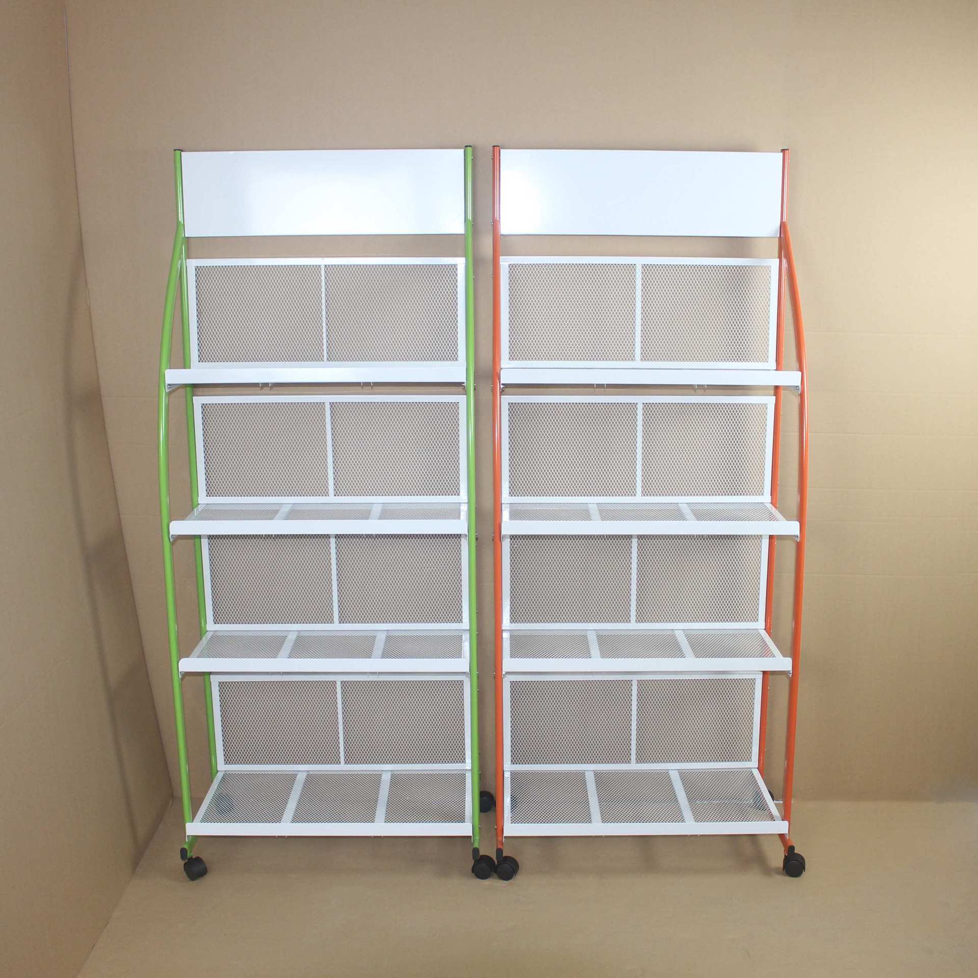 万顺展示架带轮超市货架食品储藏架机油架小商品展示架