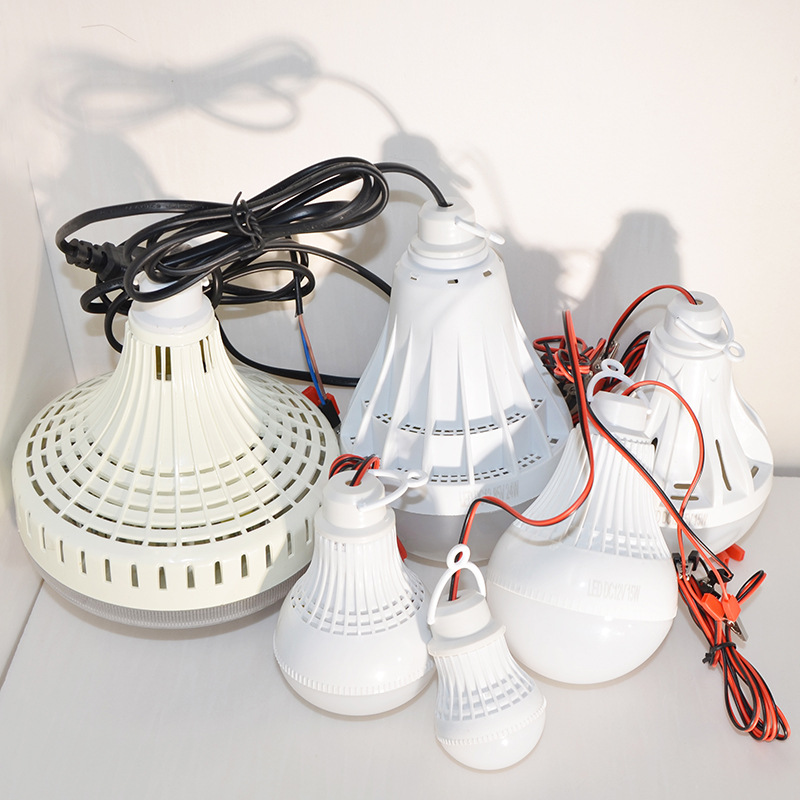 超亮12伏12vled灯泡 低压12v伏led电瓶灯超亮dc直流夜市摆地摊灯