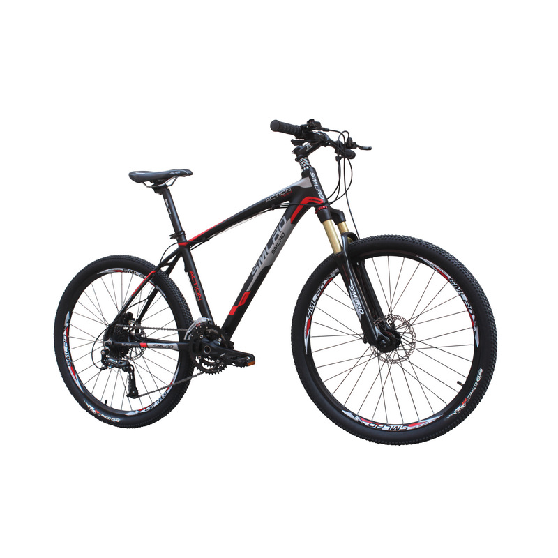 27速禧玛诺390套件铝合金山地车批发 26寸油气前叉山地车自行车