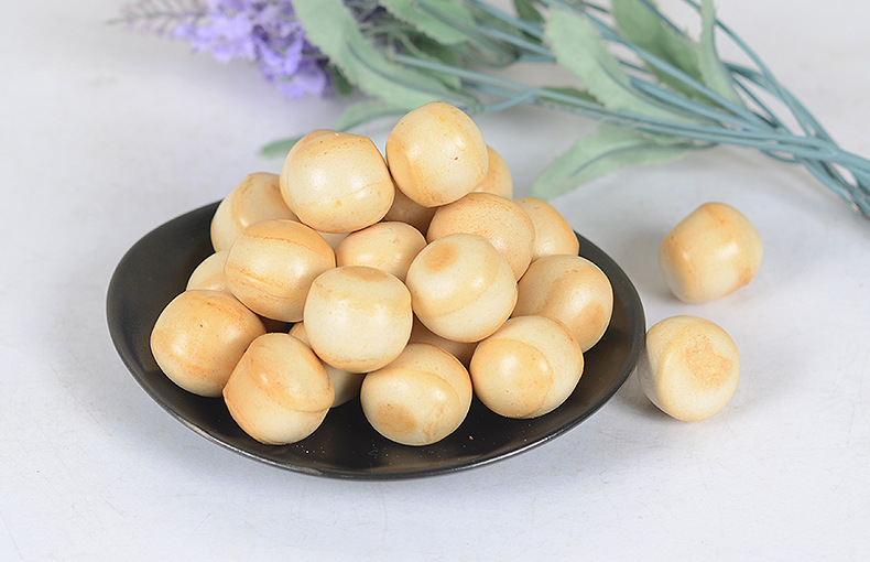 自然派 水泡饼干儿童饼干休闲零食品批发200克*24袋/箱