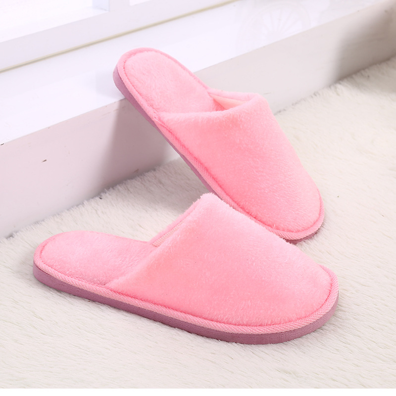 Plush Indoor Home Moon Cotton Slippers