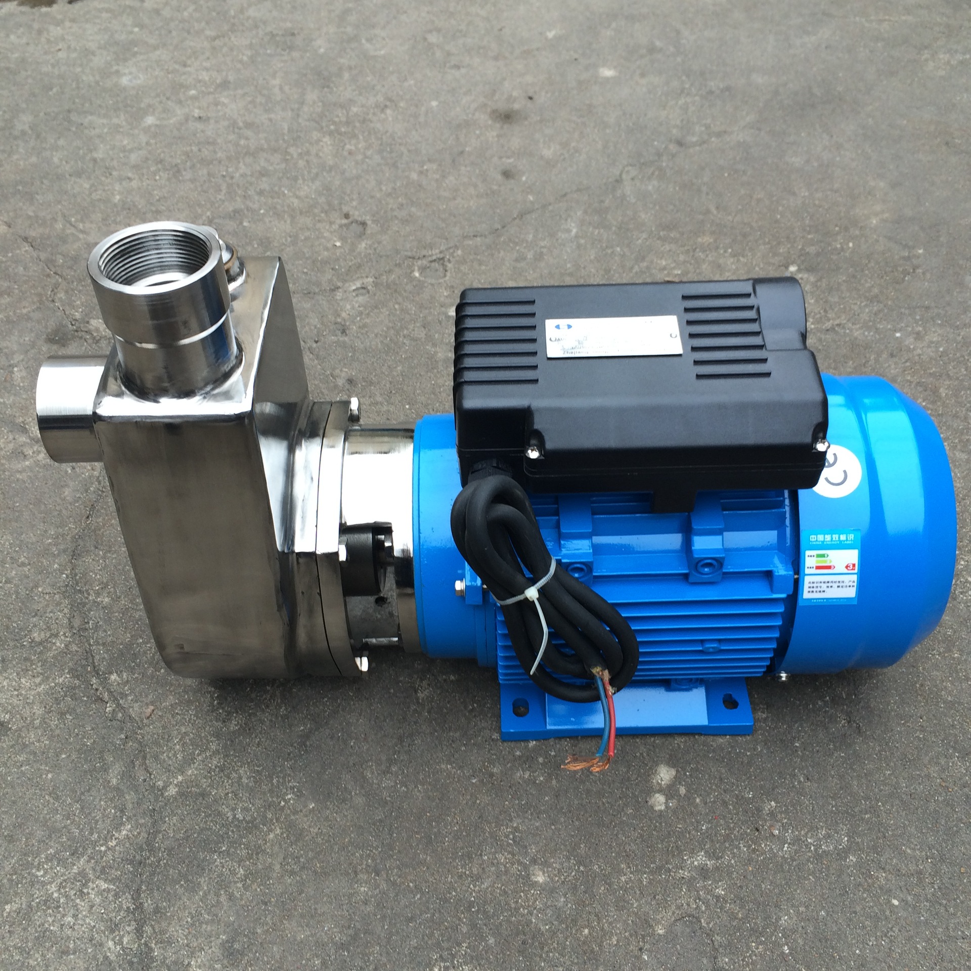 厂家直销 不锈钢自吸泵 220v 化工泵 1.5kw 潜水泵 排污泵