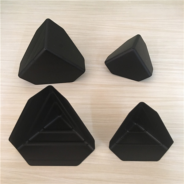 塑胶护角 三面包角80x80x80 批发供应黑色塑料包角 纸箱保护角