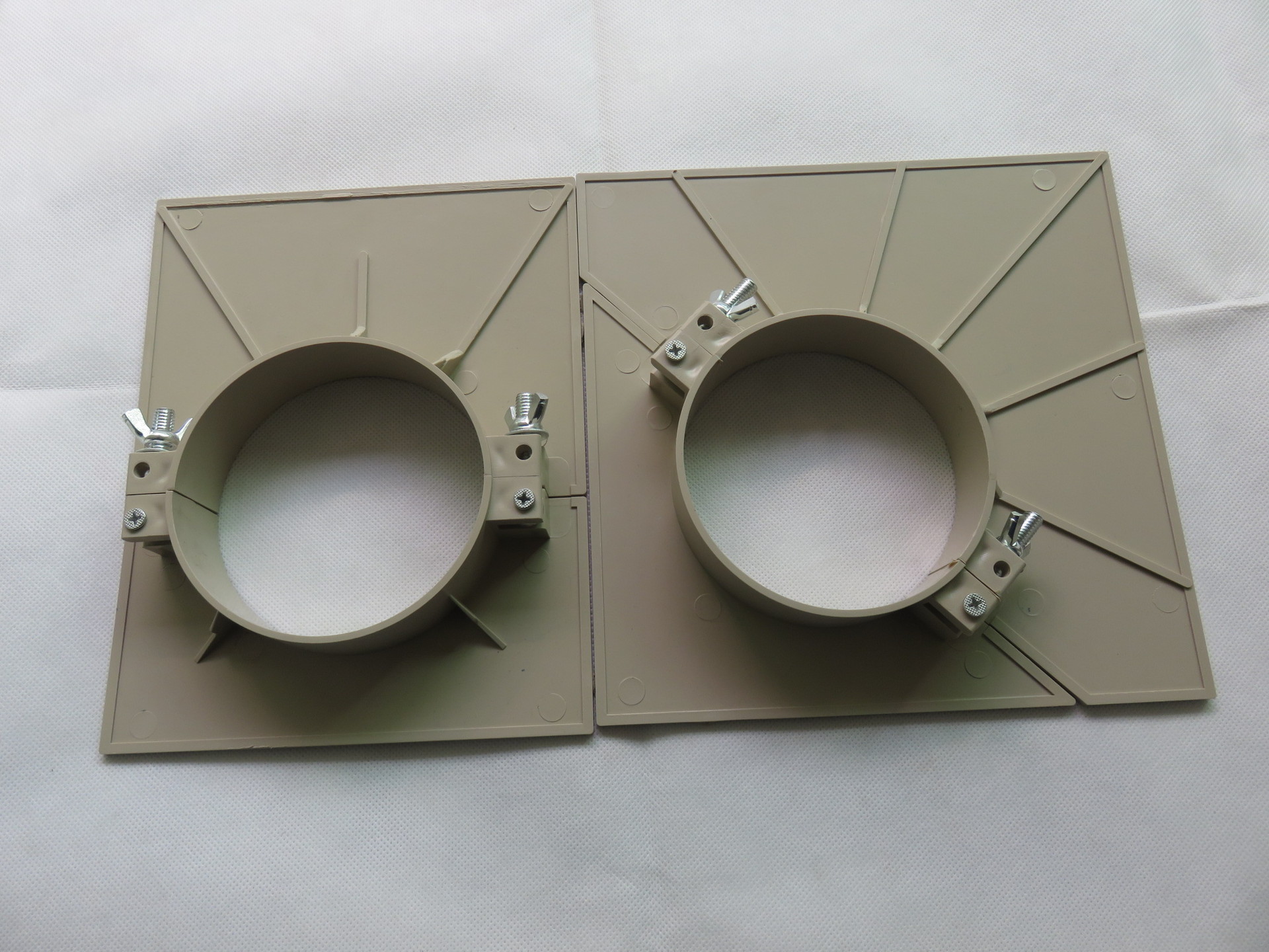 abs堵洞卡堵洞模板补洞模板塑料模板管道预留洞110双立管吊洞模板