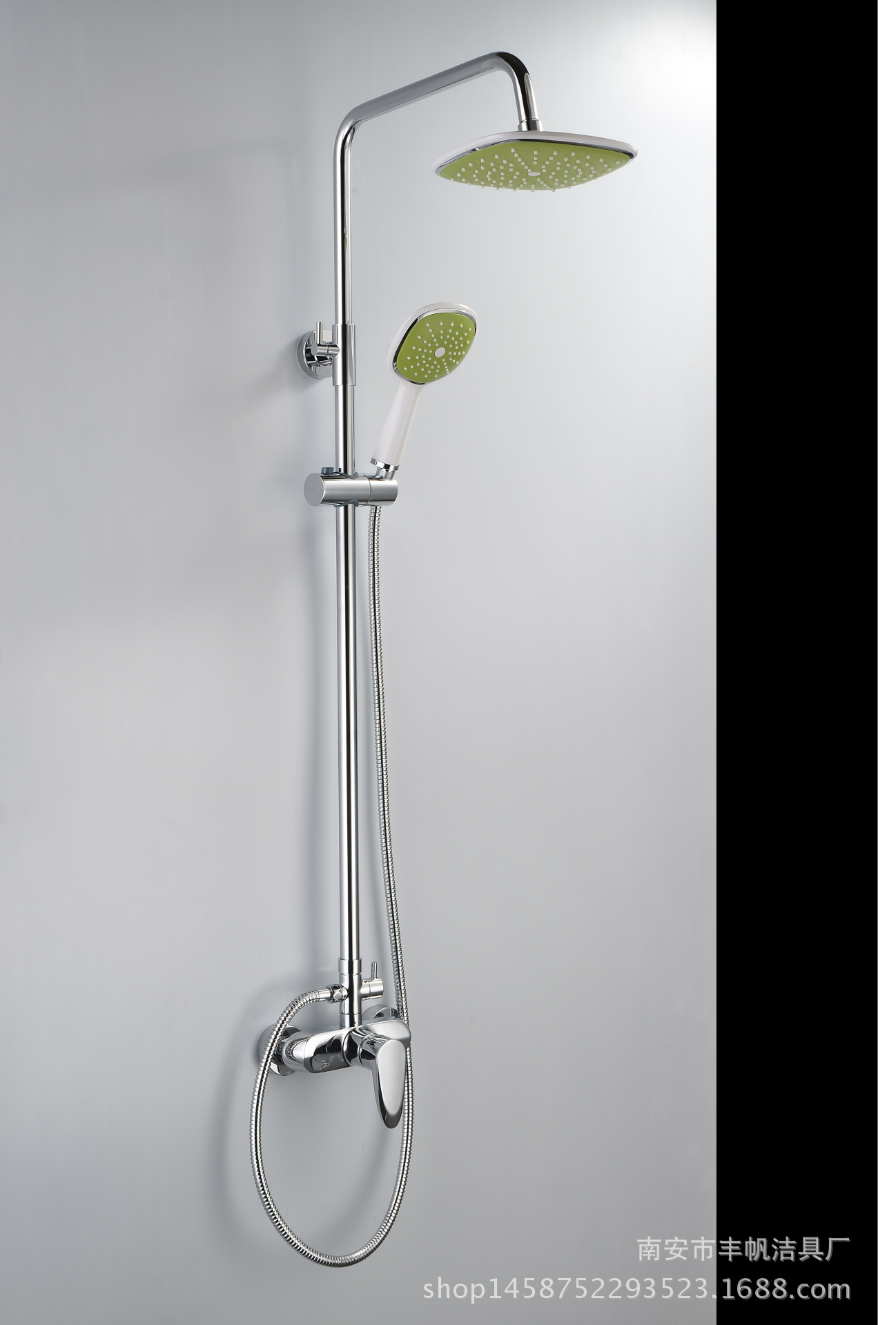 大红鹰 淋浴全铜花洒套装 升降花洒淋浴喷头三档龙头提供oem贴牌