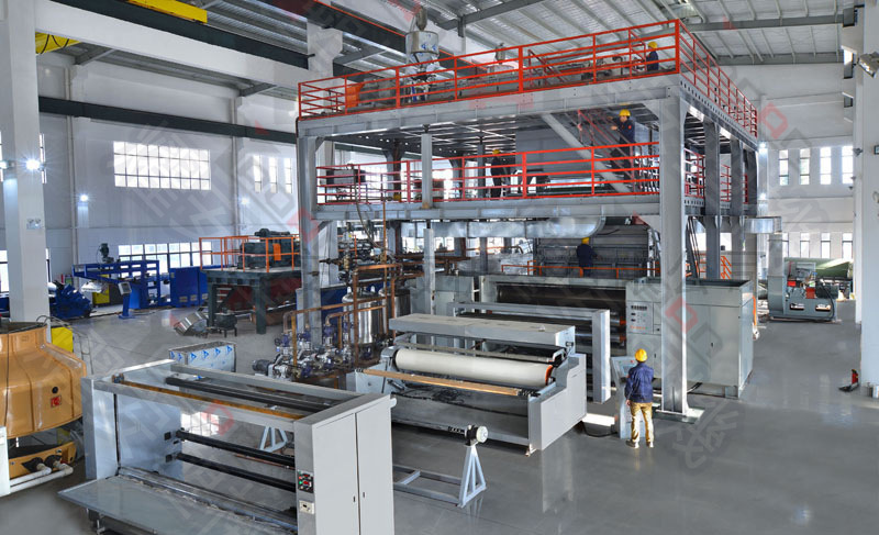 厂家直销双模头(ss)纺粘无纺布生产线 双s无纺生产设备