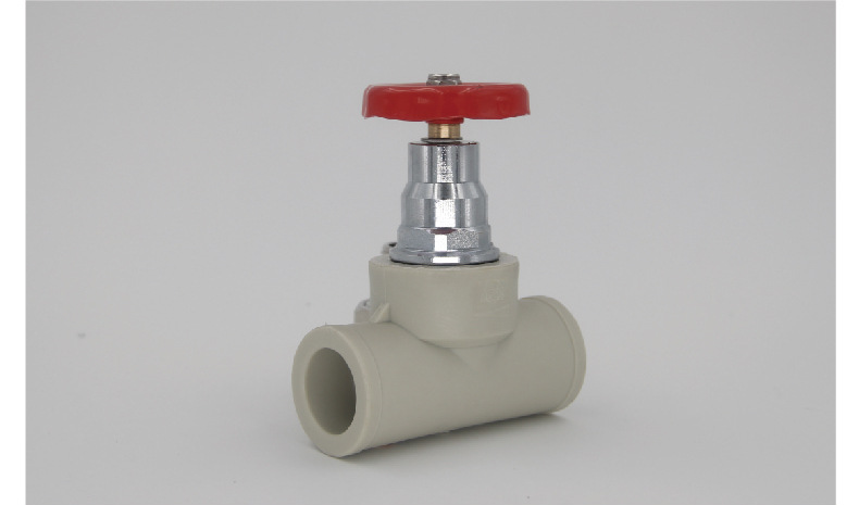 era公元岩灰系列ppr管件截止阀冷热水管入户开关总阀门