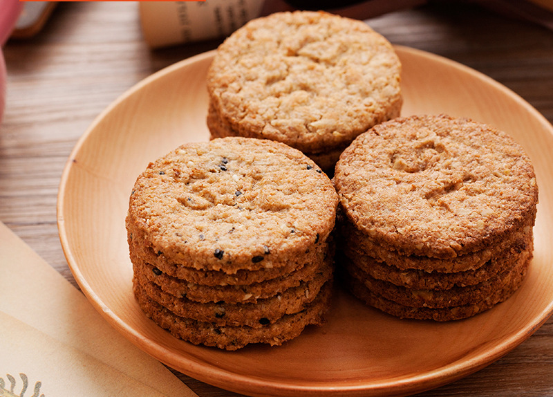 思朗纤麸无添糖消化饼干粗粮饼干粗粮食品散装570g糖尿病人食品