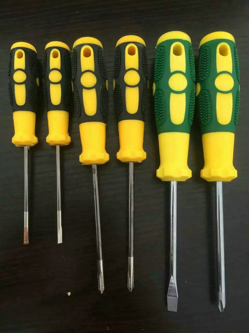 厂家直销铬钒钢螺丝刀按摩手柄一字十字单用螺丝刀