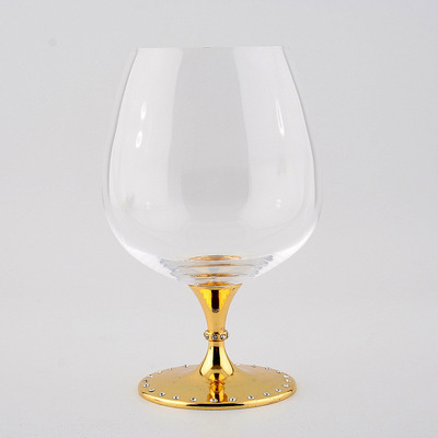 水晶白兰地酒杯矮脚玻璃洋酒杯威士忌酒具套装杯酒吧专用玻璃杯