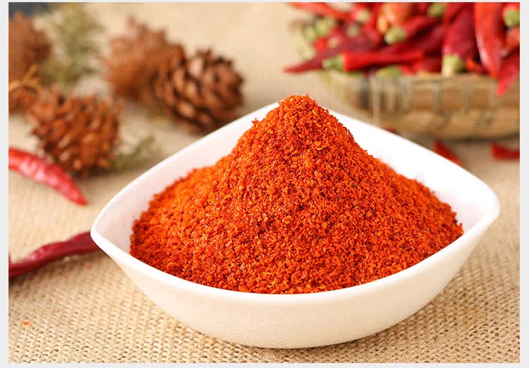 新品细辣椒面干辣椒面批发火锅冒菜串串蘸料调味料500g/袋