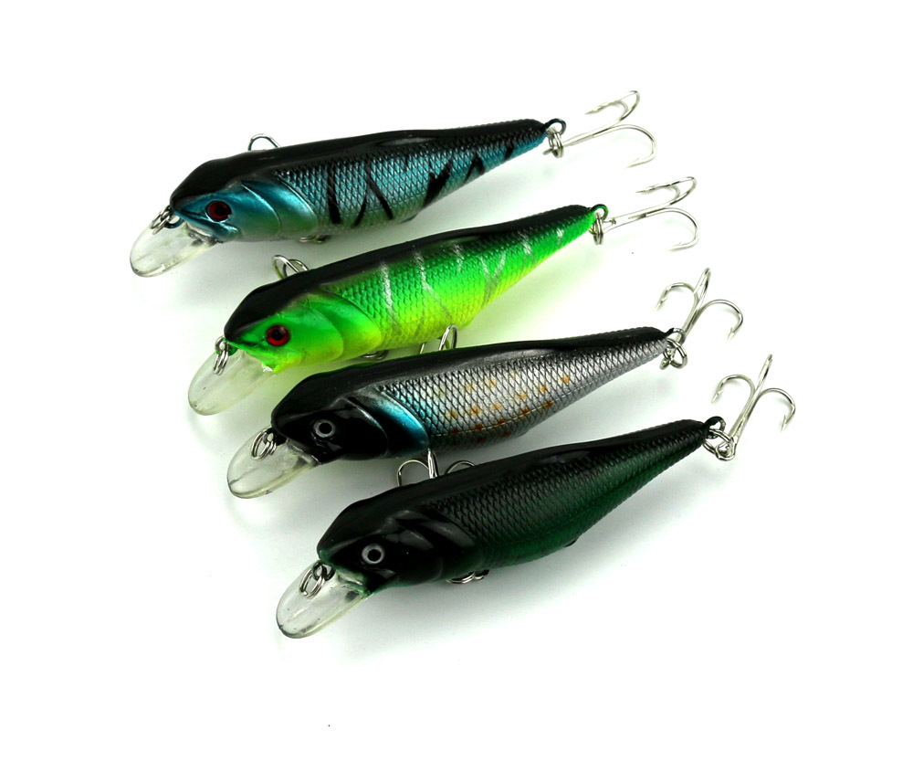 鱼钓鱼饵渔具批发亨嘉4色米诺假饵热销外贸热销款支持一件代发