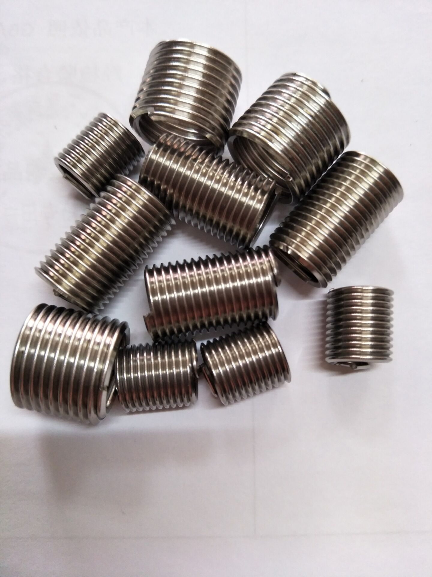 304不锈钢钢丝螺套,螺纹丝套,配套螺旋丝锥,安装工具扳手