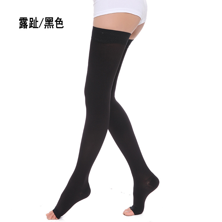 Medical Secondary Long Tube Open Toe Anti-Curved Long Leg Care High Stretch Socks Blood Anti-Socks Leg Shaping Compression Foot Sock Compression Stockings