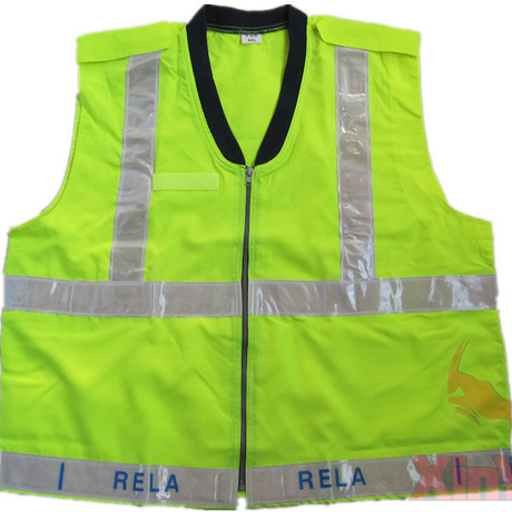 安全反光背心交通安全服装pvc网布背心骑行反光衣服反光衣