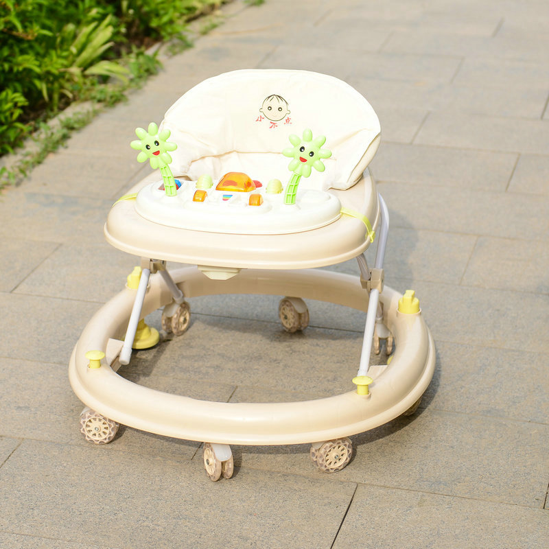 新款儿童学步车手推车 多功能婴儿助步车 幼儿早教机学行车批发