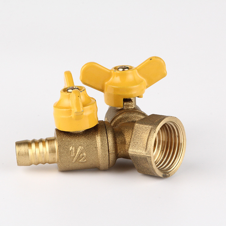全铜燃气阀 y型煤气三通阀门接头 煤气管分气带开关 液化气球阀 - 阀