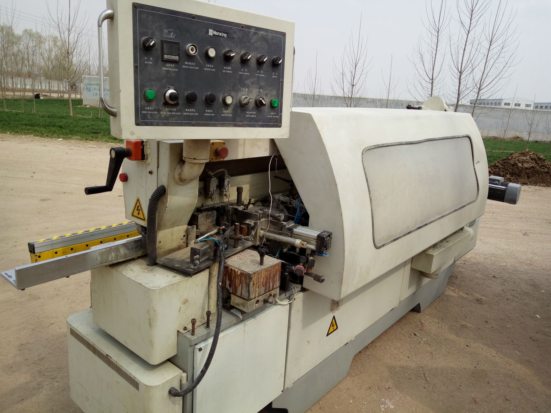 供应二手南兴60c全自动封边机/跟踪预铣全自动封边机