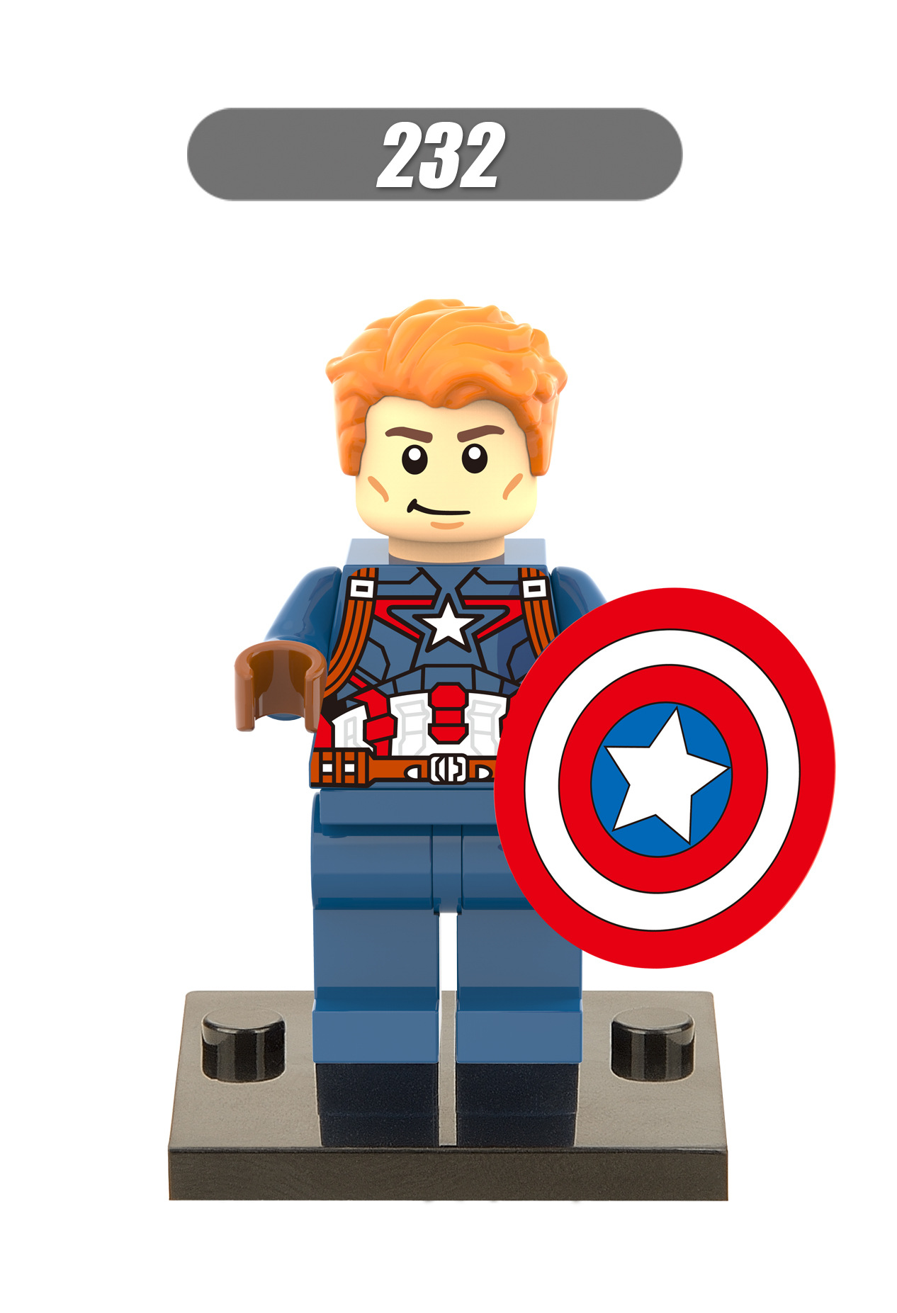 欣宏x0109超级英雄复仇者联盟美国队长3内战钢铁侠积木小人仔袋装