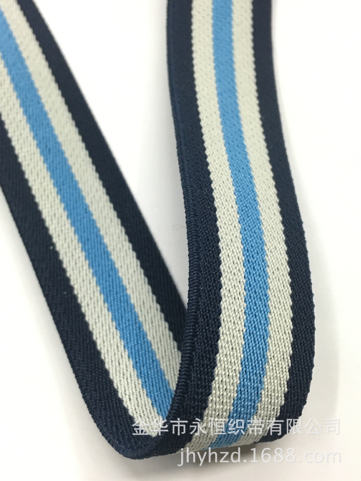 Factory Direct Sales 2. 5cm Thick Color Bag Elastic Band Shuttleless Machine Elastic Strap Strap Strap