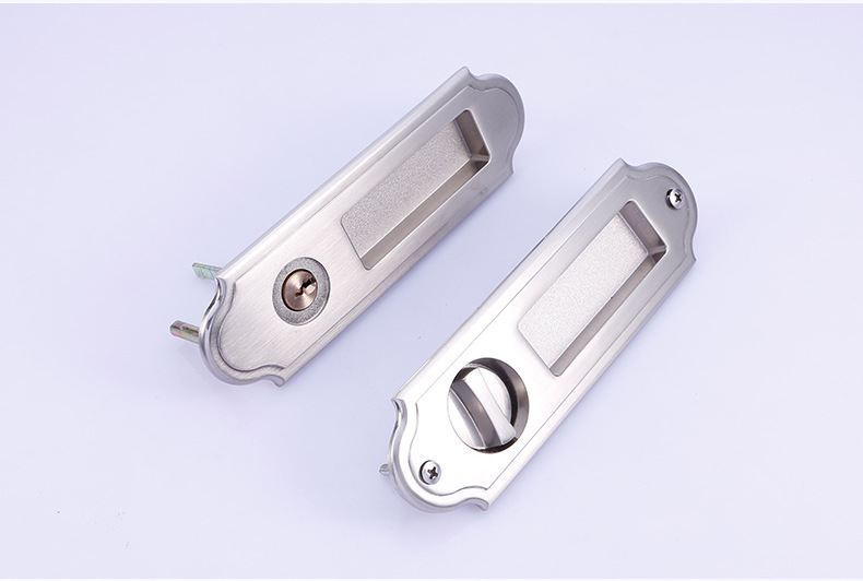 推拉门锁移门锁阳台卧室厨房卫生间室内木门隐形钩锁五金厂家批发