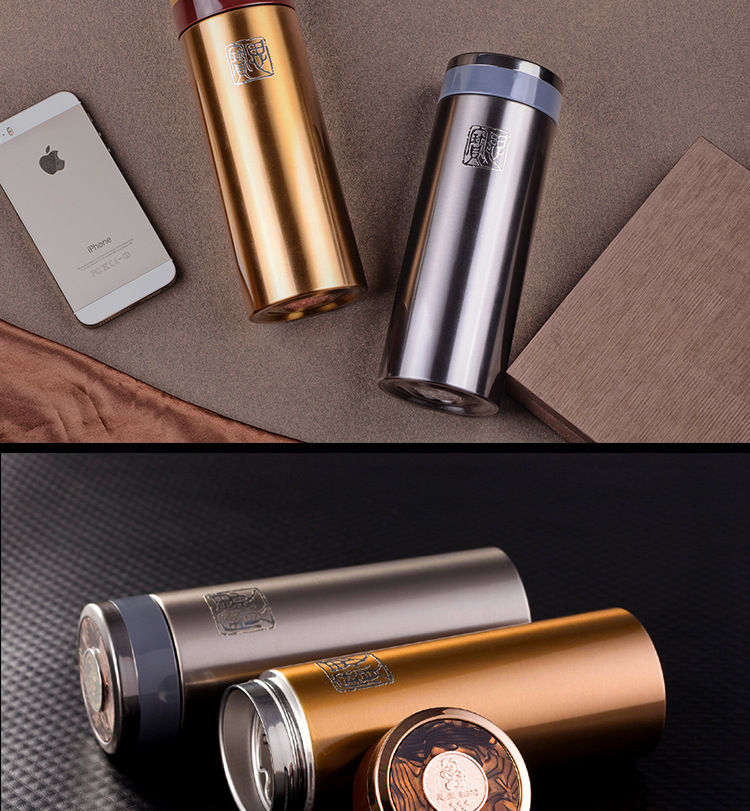 正品思宝保温杯304真空不锈钢茶杯晨光b系双层水杯商务办公杯子