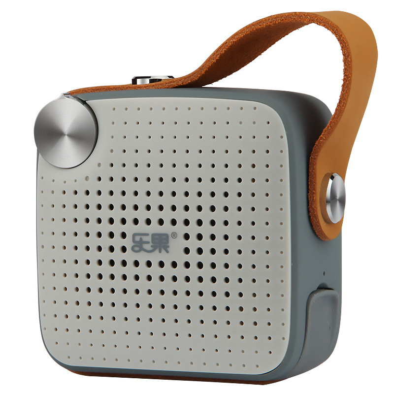 乐果h1蓝牙音箱户外便携插卡小音响收音机4.0无线迷你低音炮