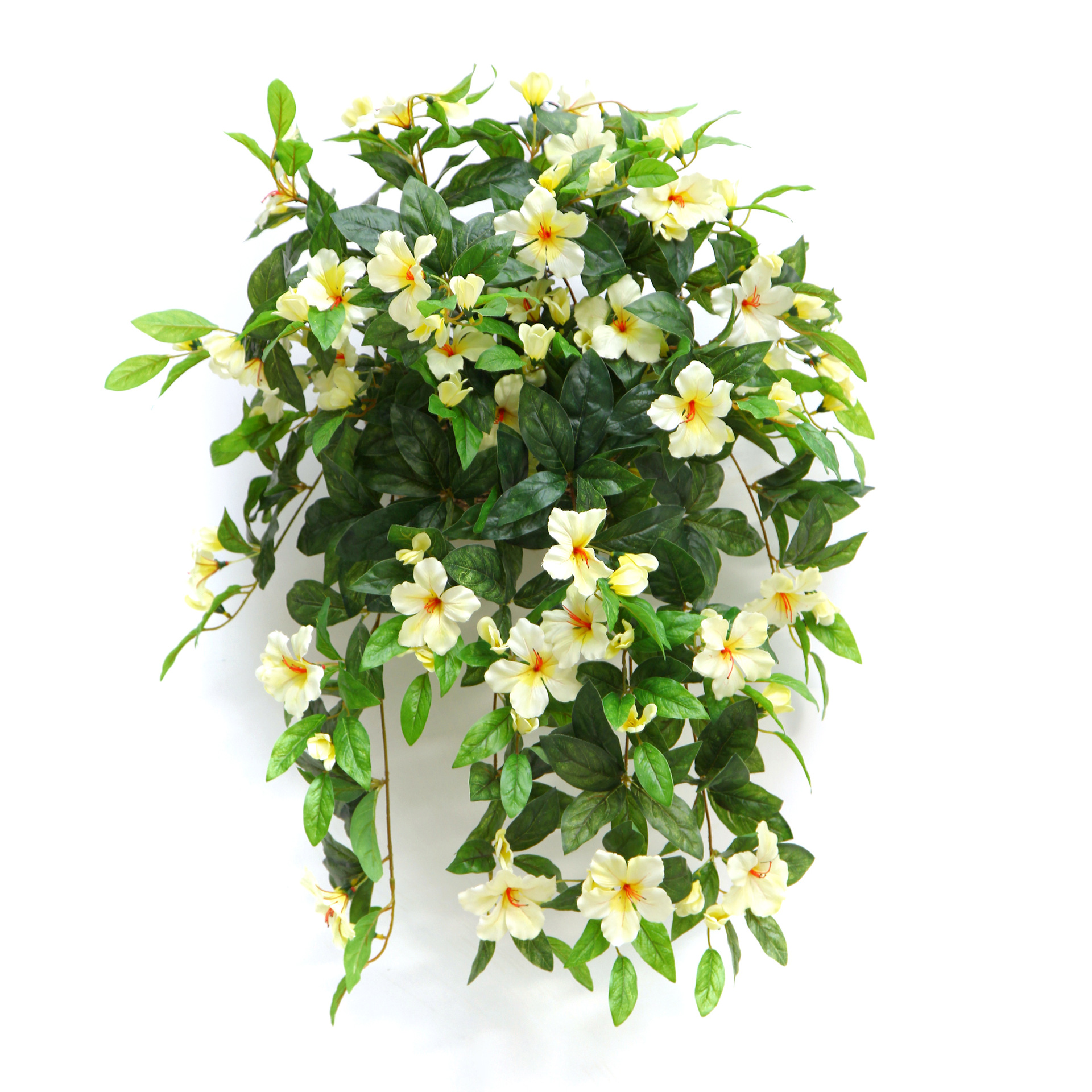 仿真映山红吊兰吊篮花艺映山红藤装饰花壁挂花垂吊批发