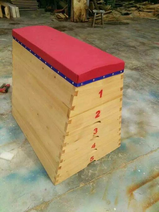 木质跳箱 五节跳箱 七级跳箱 田径健身跳箱 体育