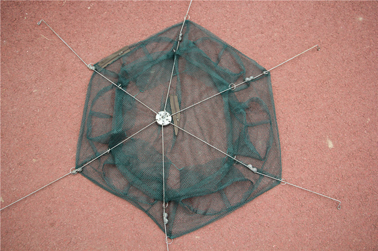 厂家直销折叠搬网开放式捕鱼网搬虾笼虾娄抬鱼网渔网批发