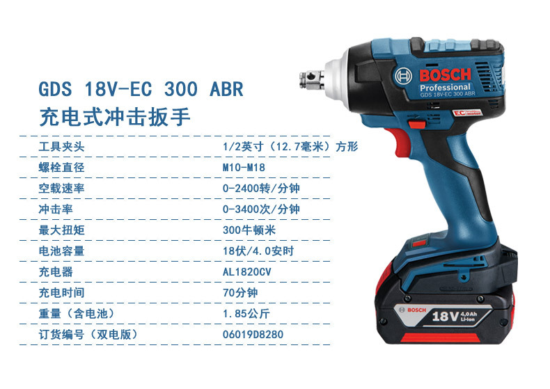 电动扳手1080N扭力多大图片