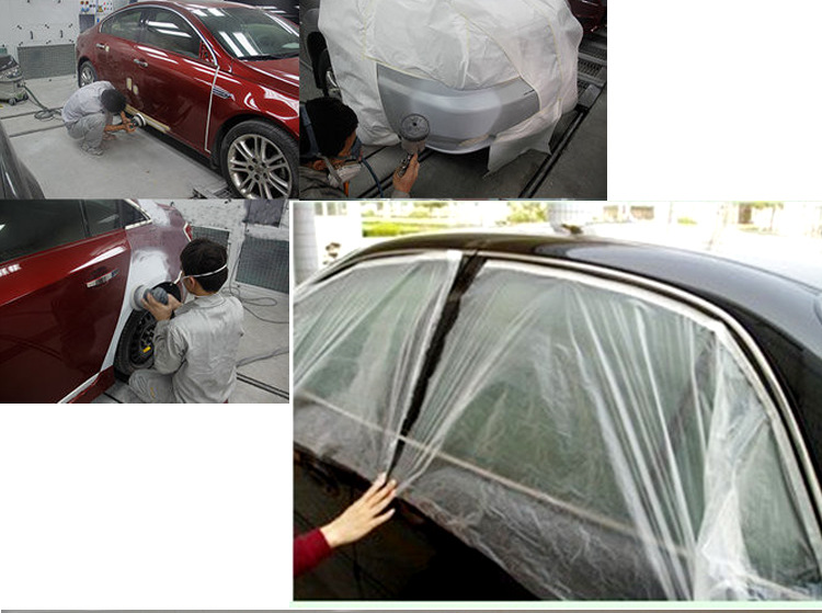汽车喷漆遮蔽膜 保护膜 油漆喷涂美纹纸 和纸 遮蔽膜