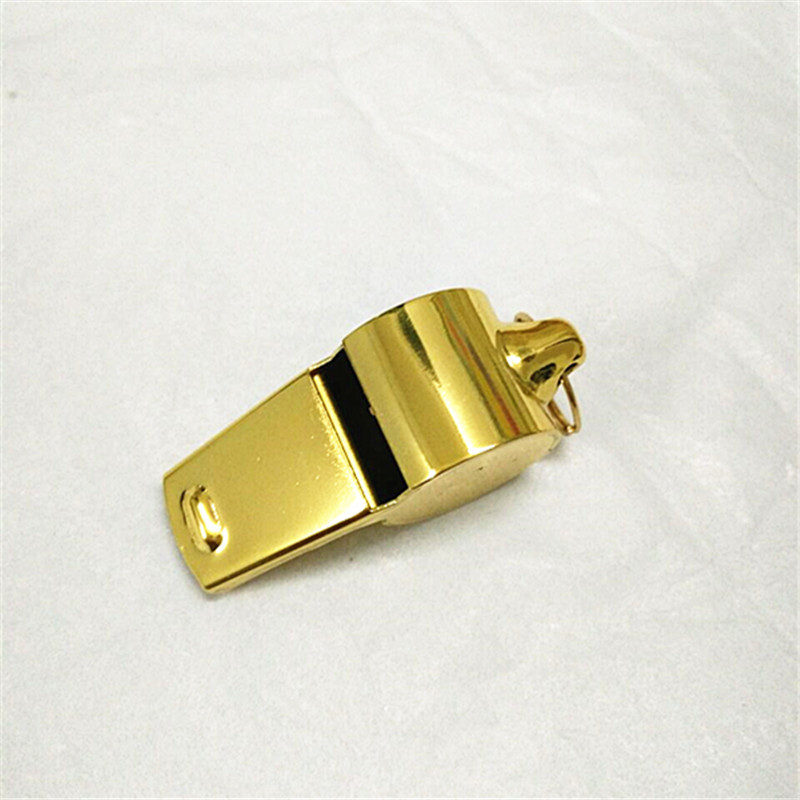 多功能正品金属篮球比赛裁判教师口哨户外运动金色哨子足球