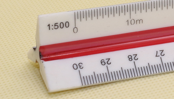 三棱比例尺 科文牌kc300 大/小三棱比例尺三角多比例三菱比例尺