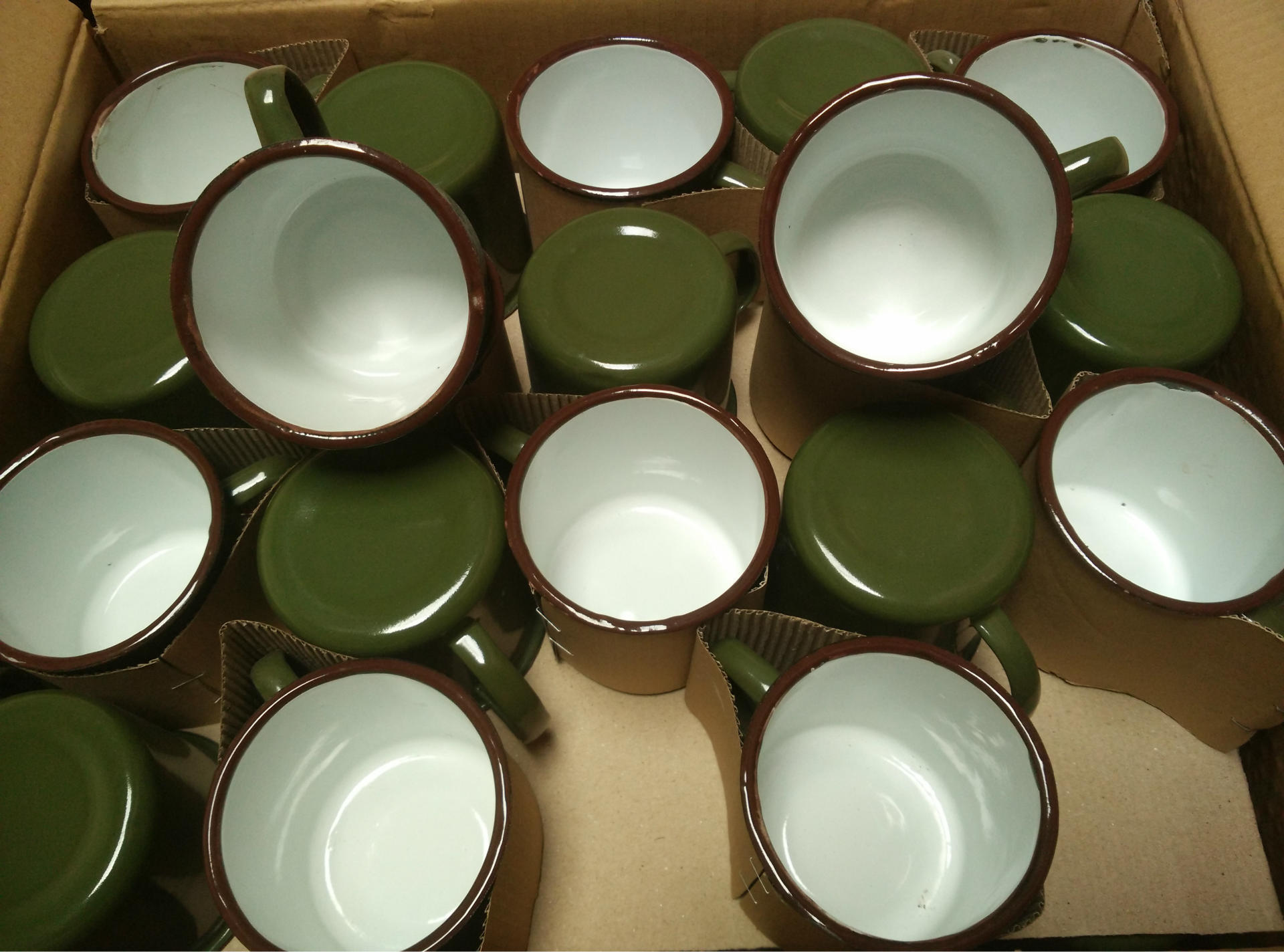 军绿色搪瓷杯子加厚个性水杯定制复古怀旧茶杯搪瓷茶缸漱口杯子